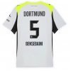 Borussia Dortmund Ramy Bensebaini #5 Bortatröja 2025-26 Kortärmad Borussia Dortmund Ramy Bensebaini #5 Bortatröja 2025-26 Kortärmad